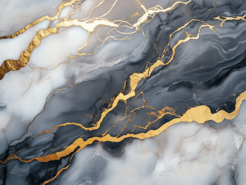 Luxury White Gold Marble