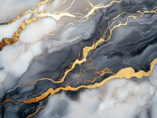 Luxury White Gold Marble