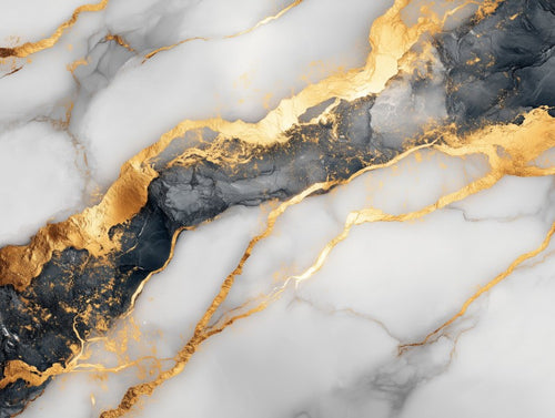 Soft Grey Marble Gold