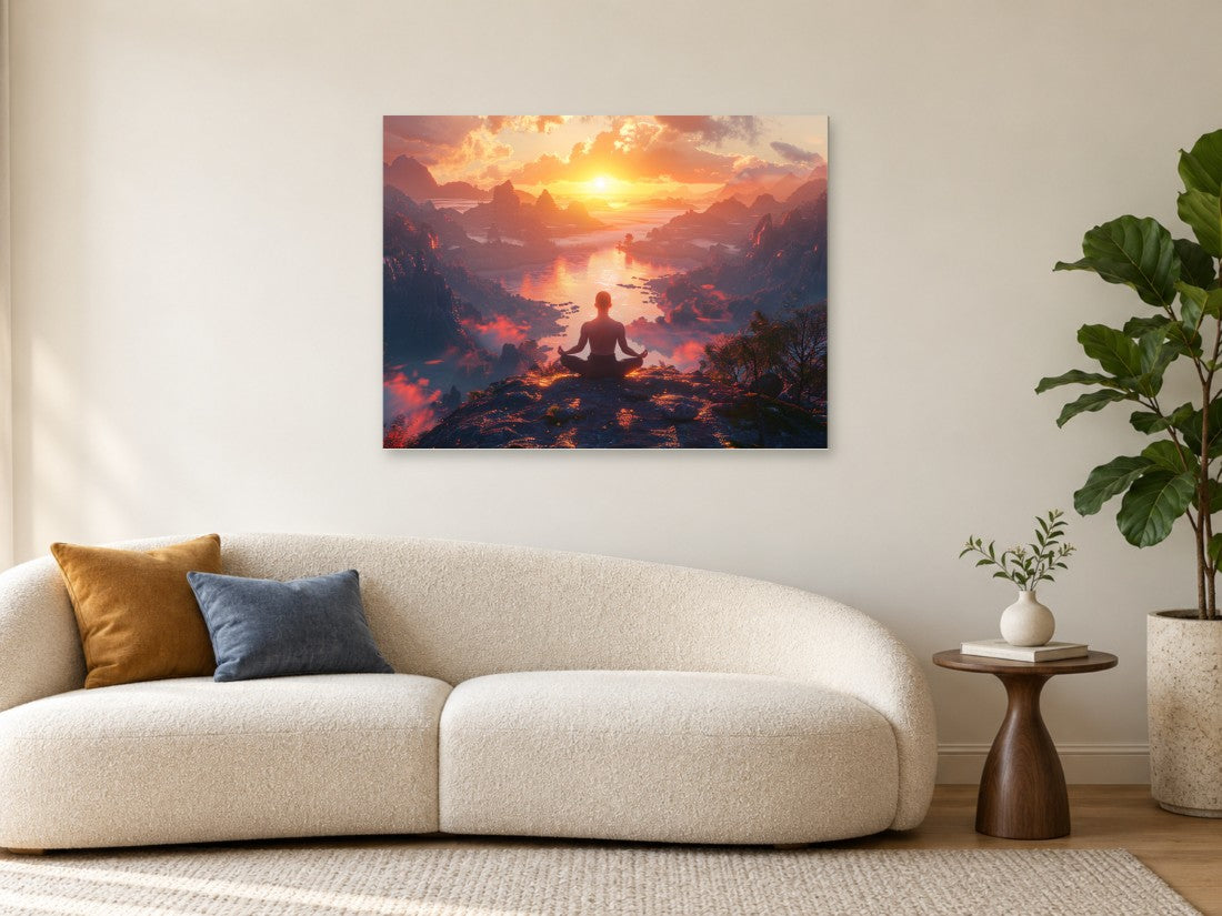 Meditacija iznad doline sutona