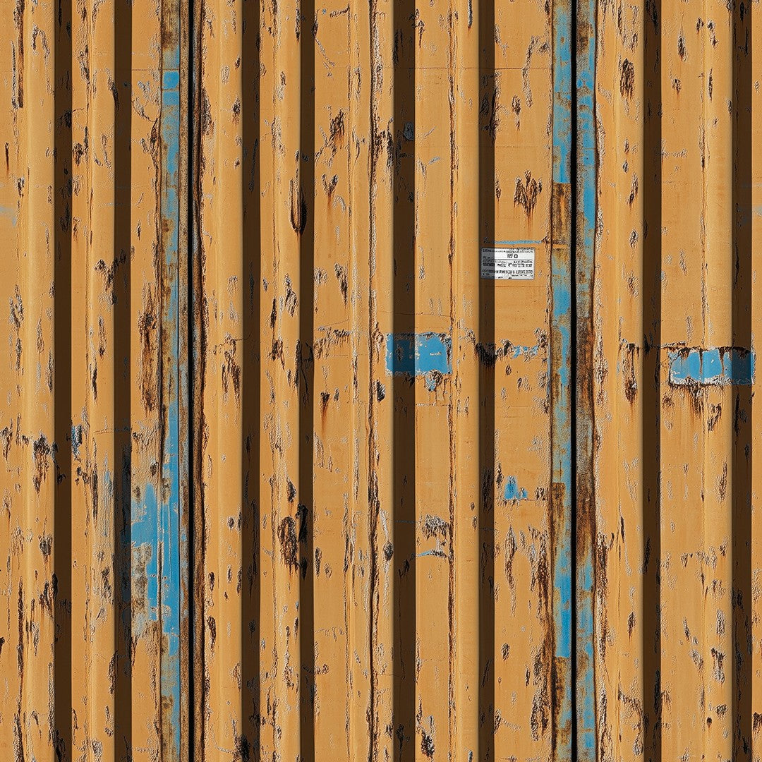 Rusted Industrial Yellow Metal