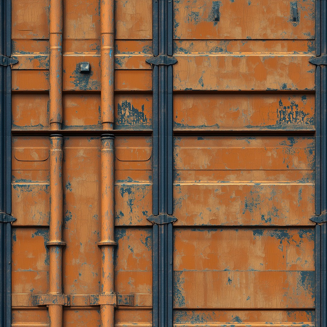 Vintage Riveted Steel Plate