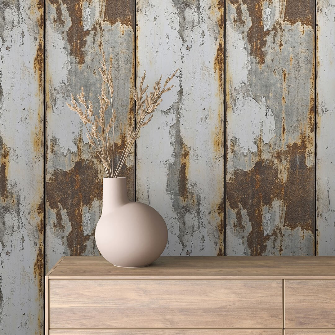 Peeling Industrial Paint Metal