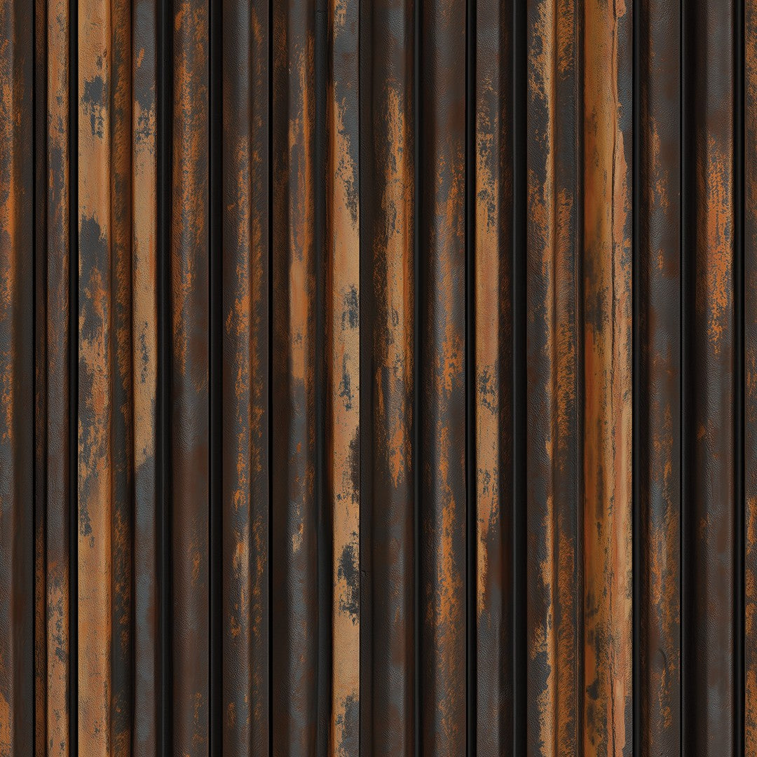 Vintage Metal Pipes Wall