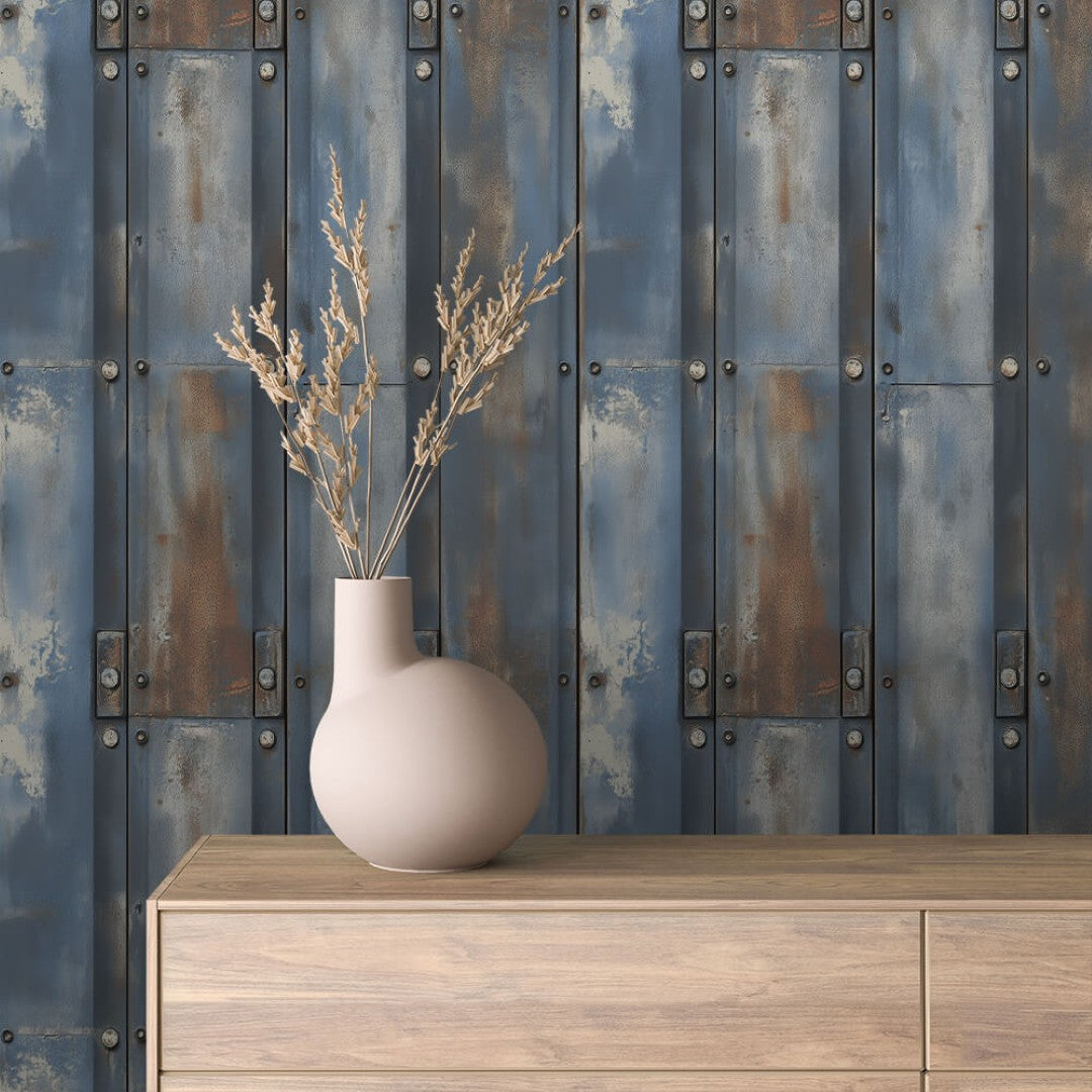 Weathered Steel Panel Metal