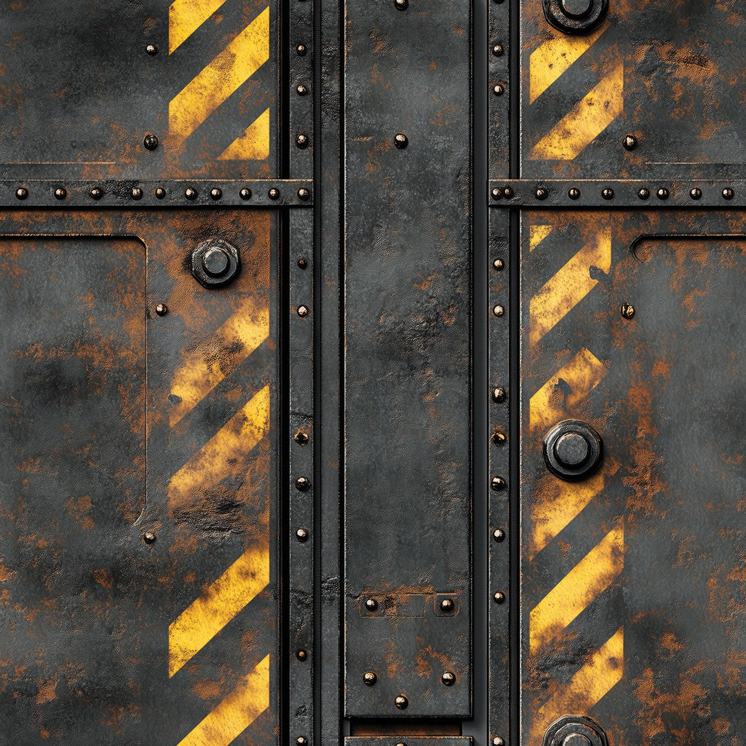 Hazard Industrial Plate Metal