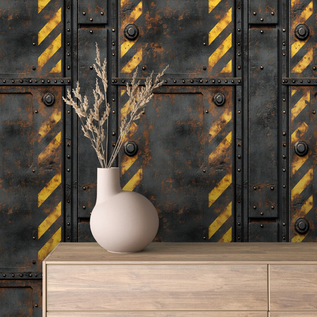 Hazard Industrial Plate Metal
