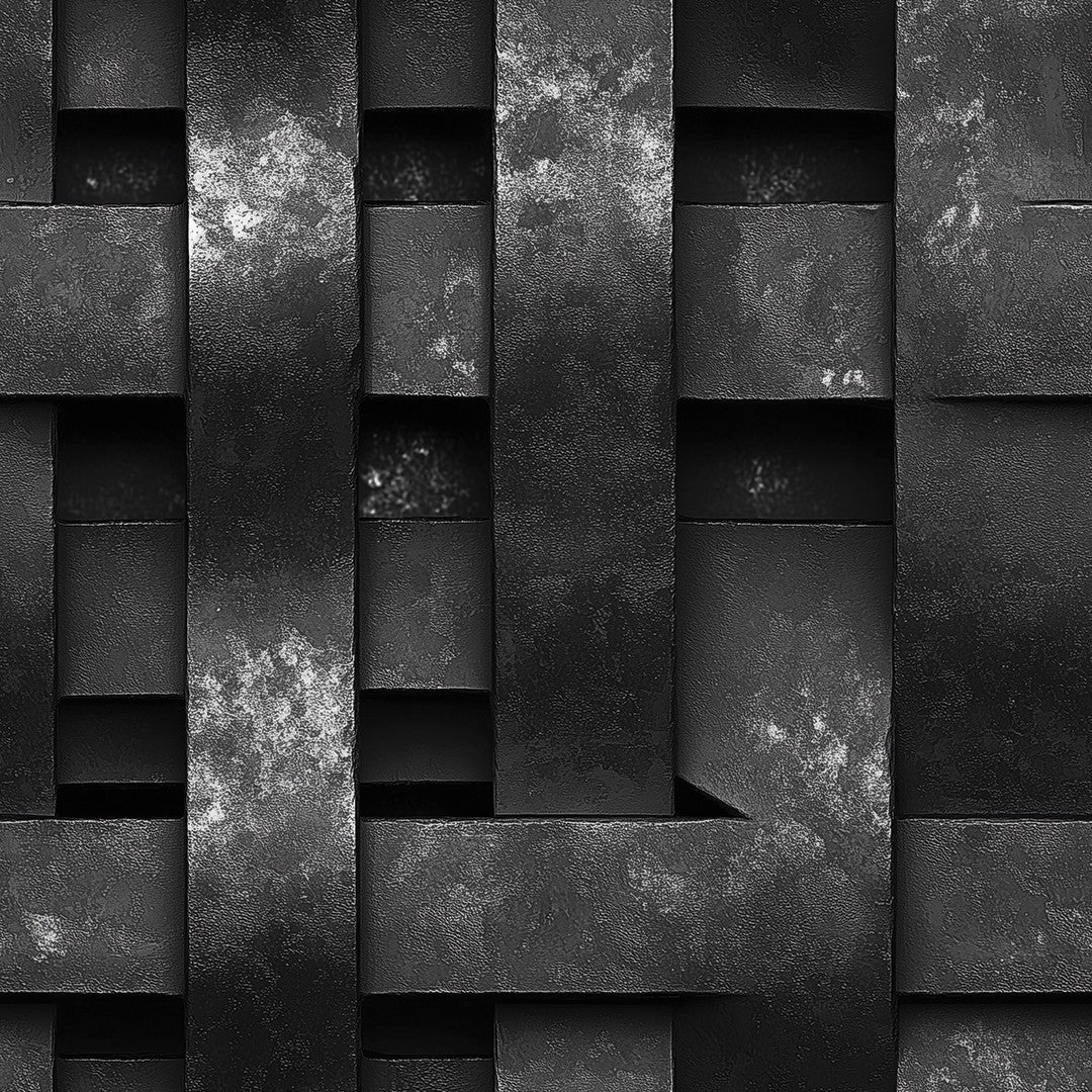 Dark Woven Steel Metal