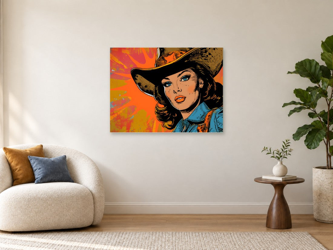 Plave oči ispod širokog oboda