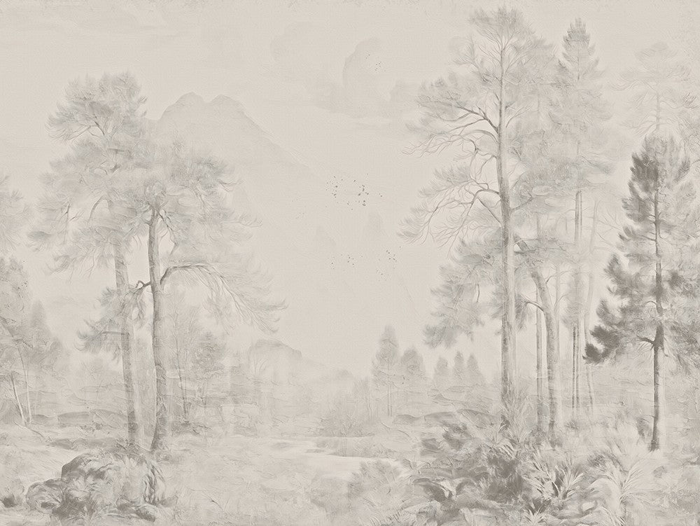Misty Forest Landscape