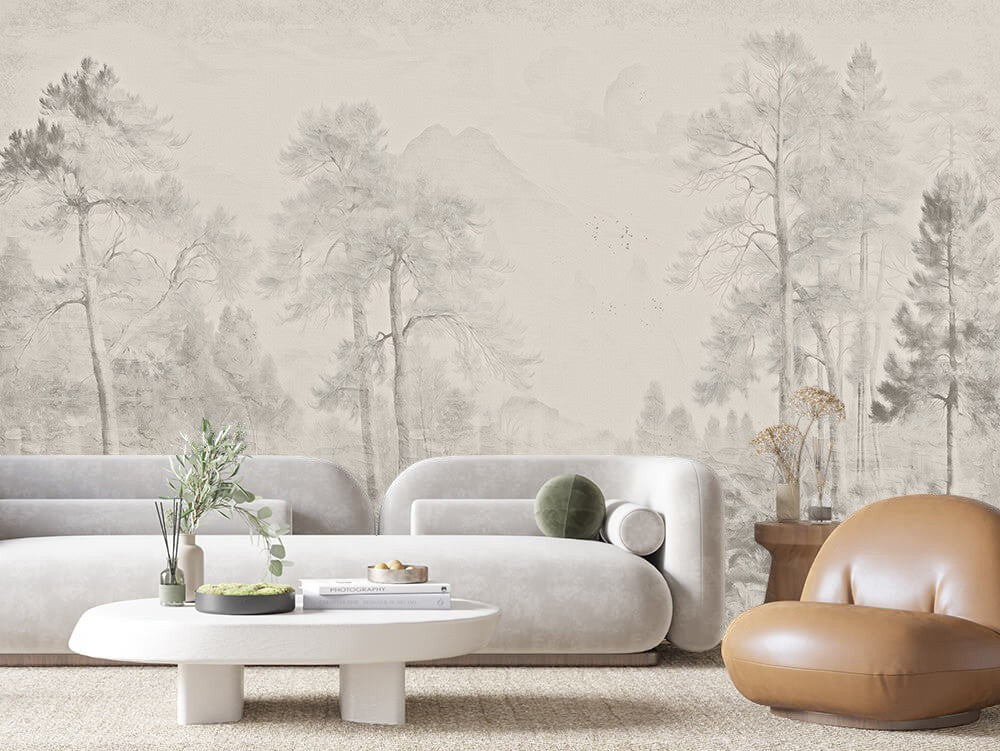 Misty Forest Landscape