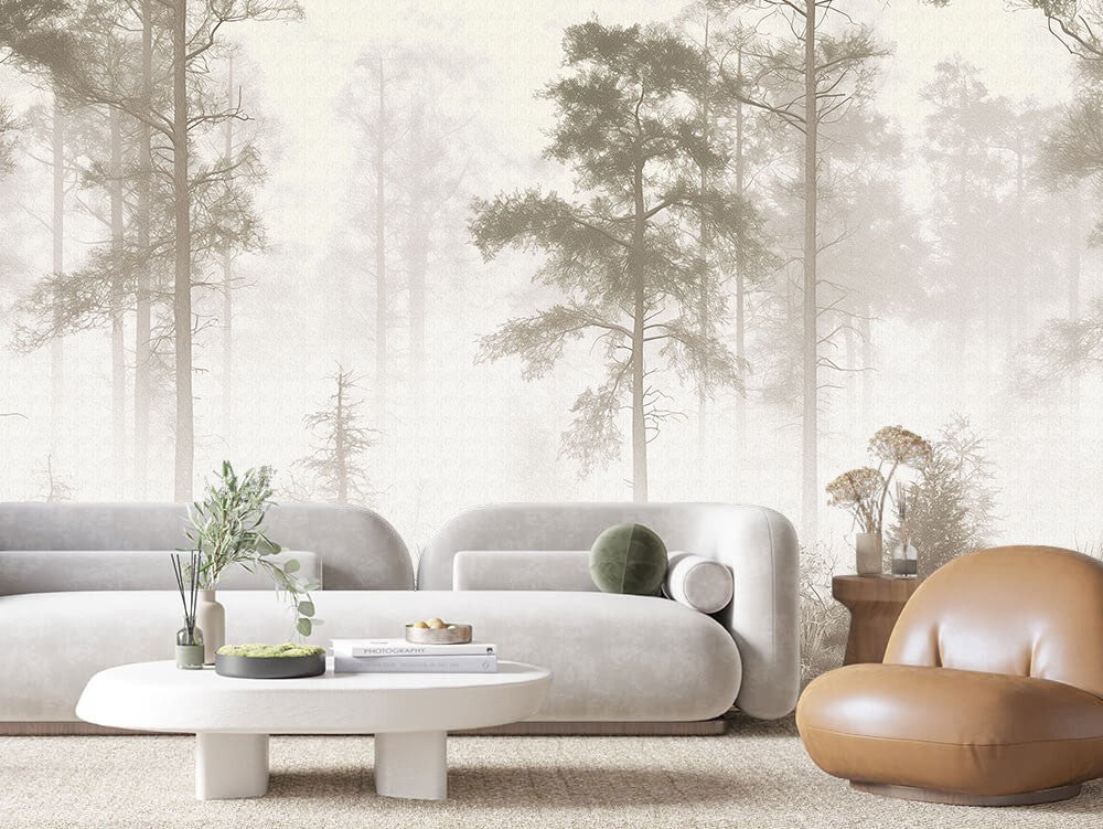 Quiet Pine Forest Landscape