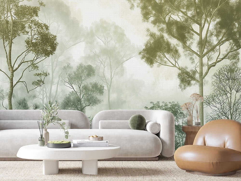 Green Woodland Landscape
