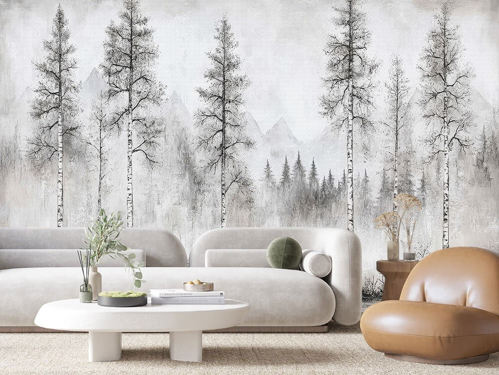 Northern Birch Forest Landscape