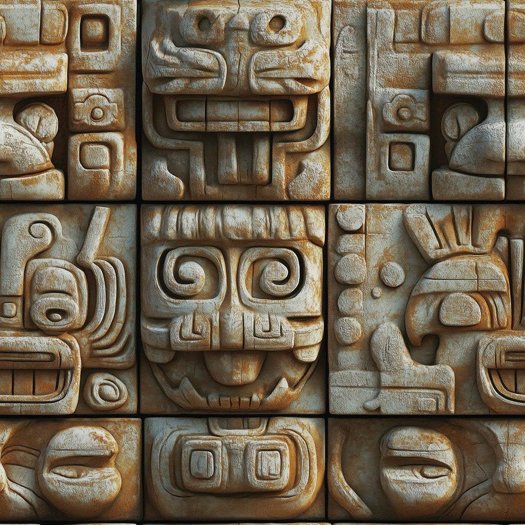Aztec Temple Stone