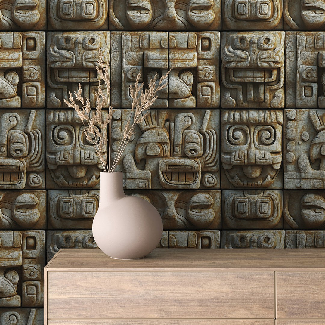 Aztec Temple Stone