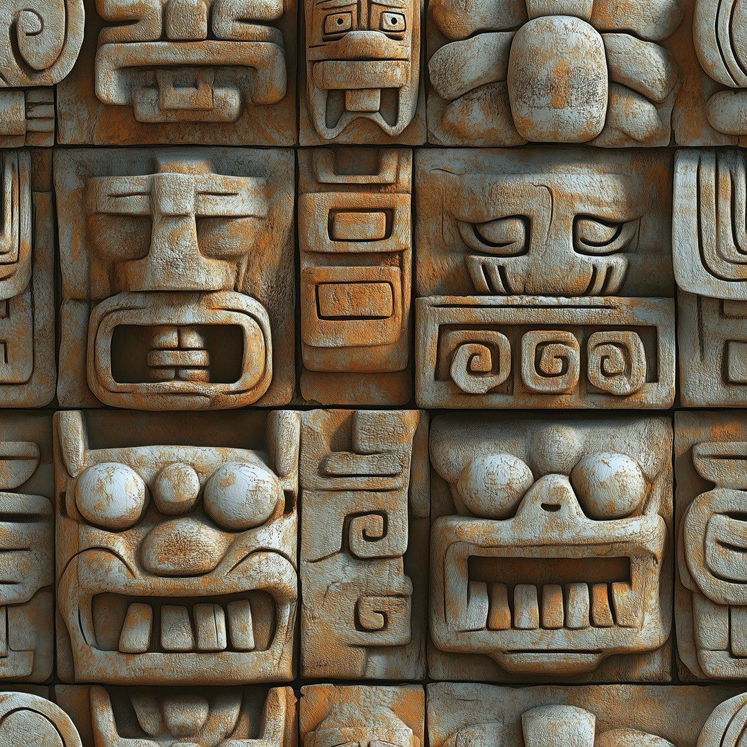 Ancient Mask Stone