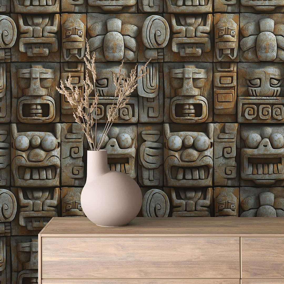 Ancient Mask Stone
