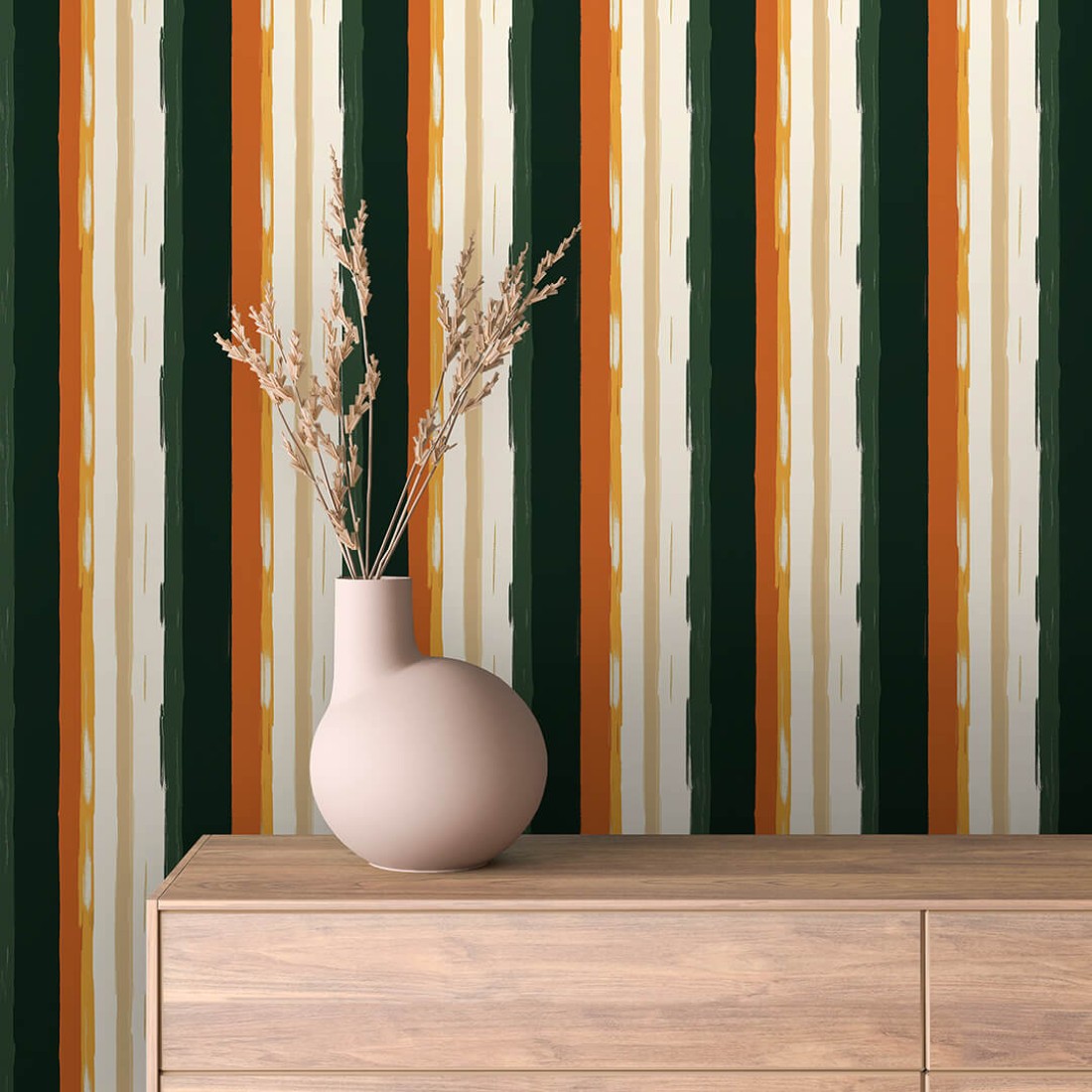 Earth Tone Rhythm Stripes