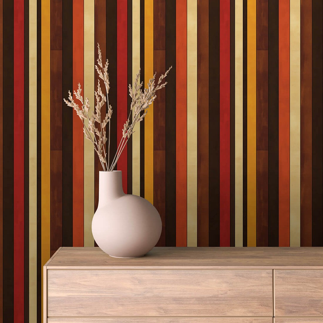 Sunset Vertical Stripes