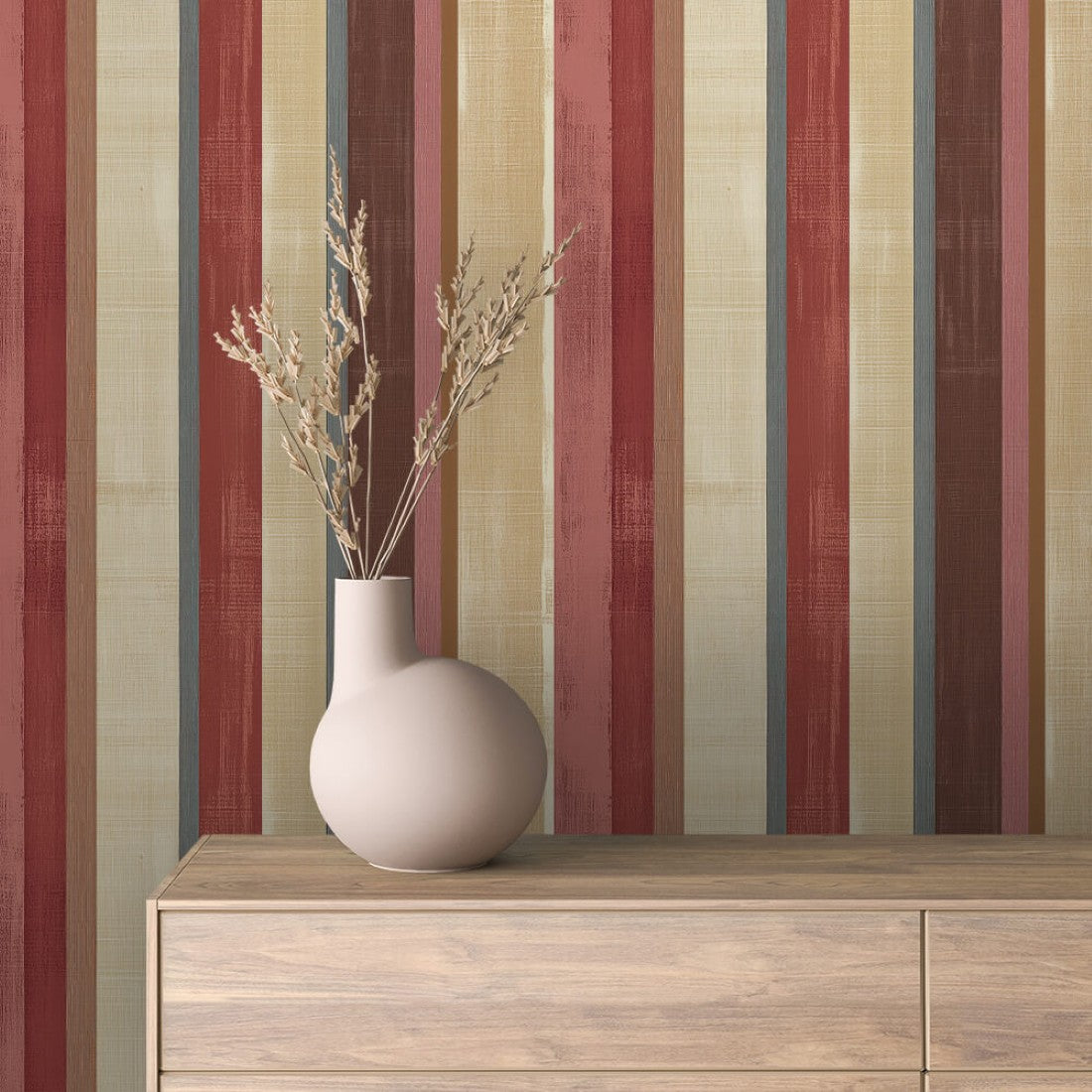 Warm Sunset Stripes