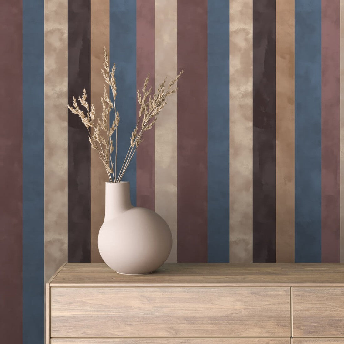 Muted Earth Blend Stripes