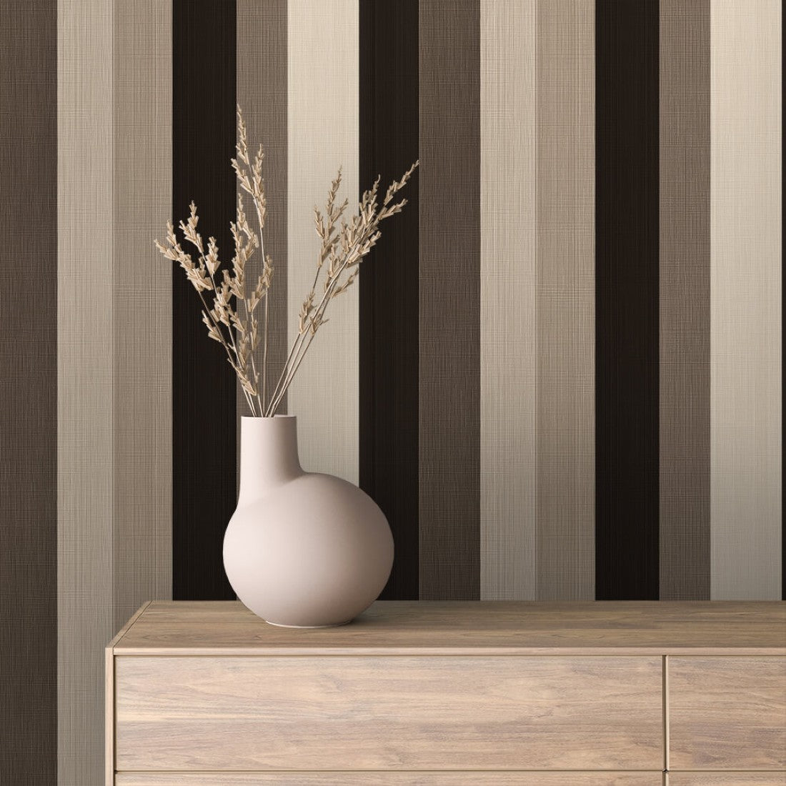 Sand Classic Vertical Stripes