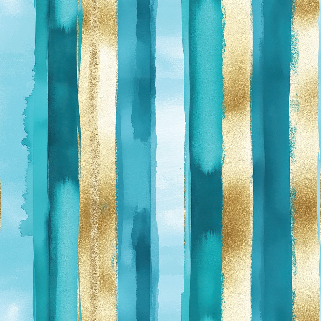 Aqua Summer Line Stripes