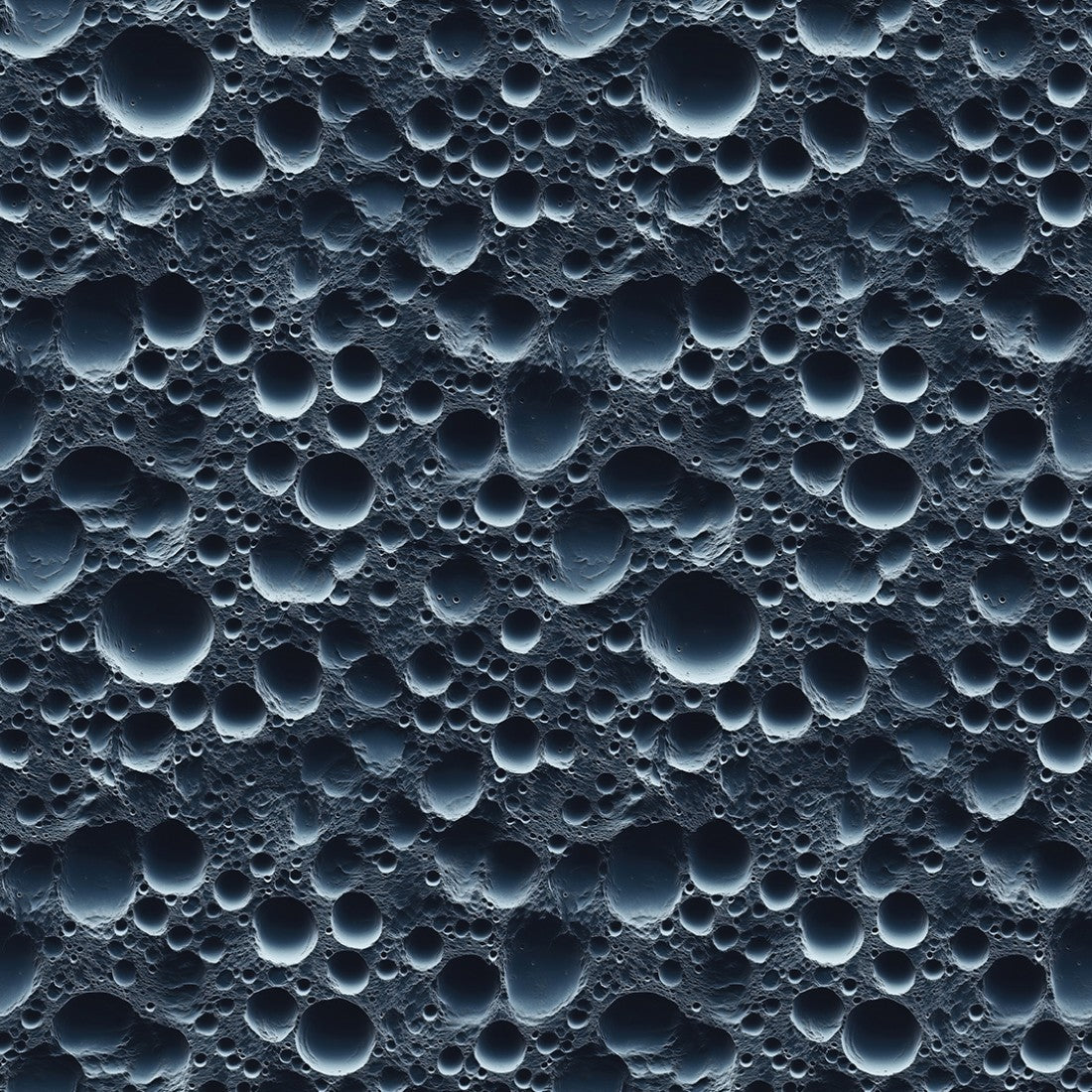 Midnight Crater Blue Texture
