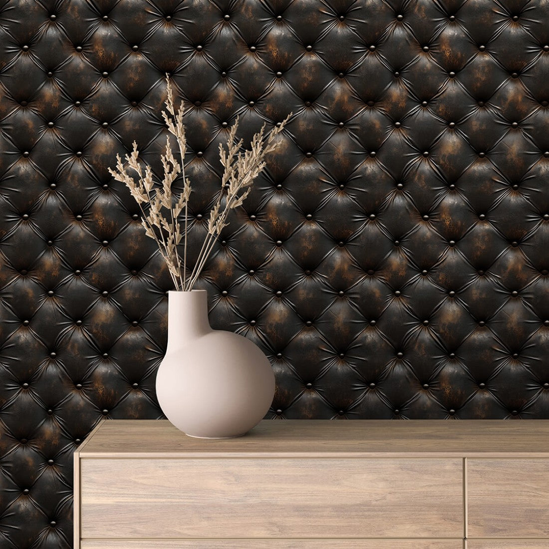 Vintage Chesterfield Brown Texture