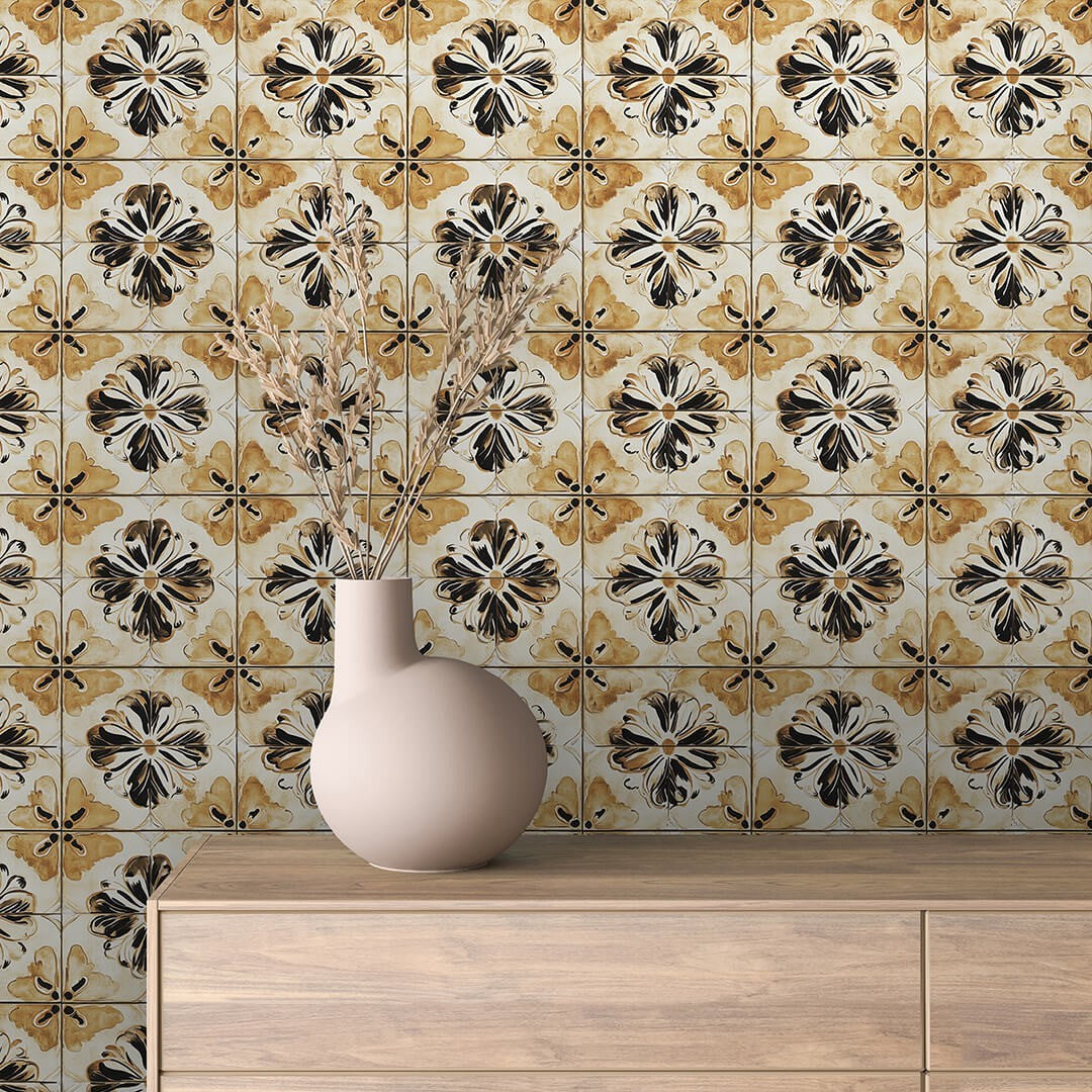 Vintage Floral Ornament Tile