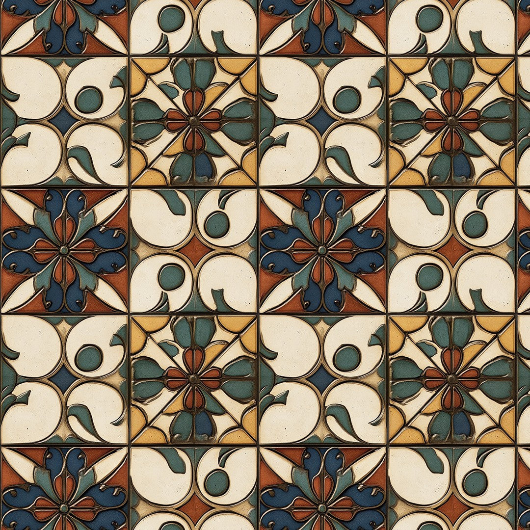 Rustic Mosaic Pattern Tile
