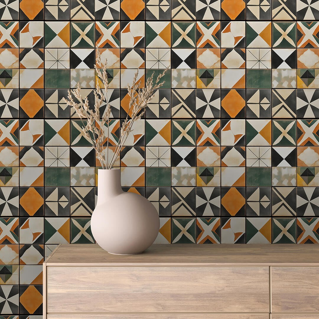 Retro Diamond Mosaic Tile