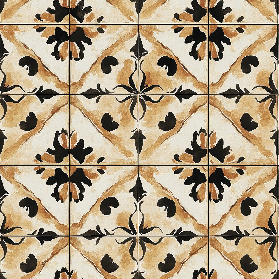 Vintage Beige Pattern Tile