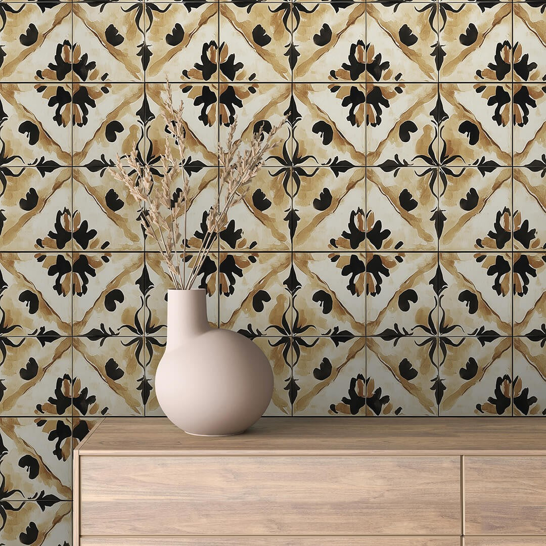 Vintage Beige Pattern Tile