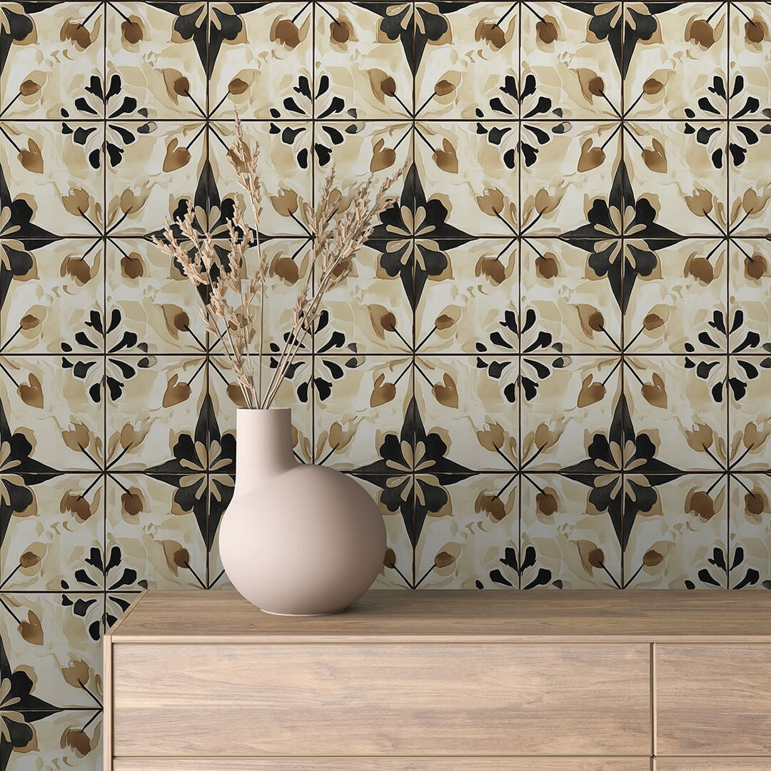 Antique Floral Tile