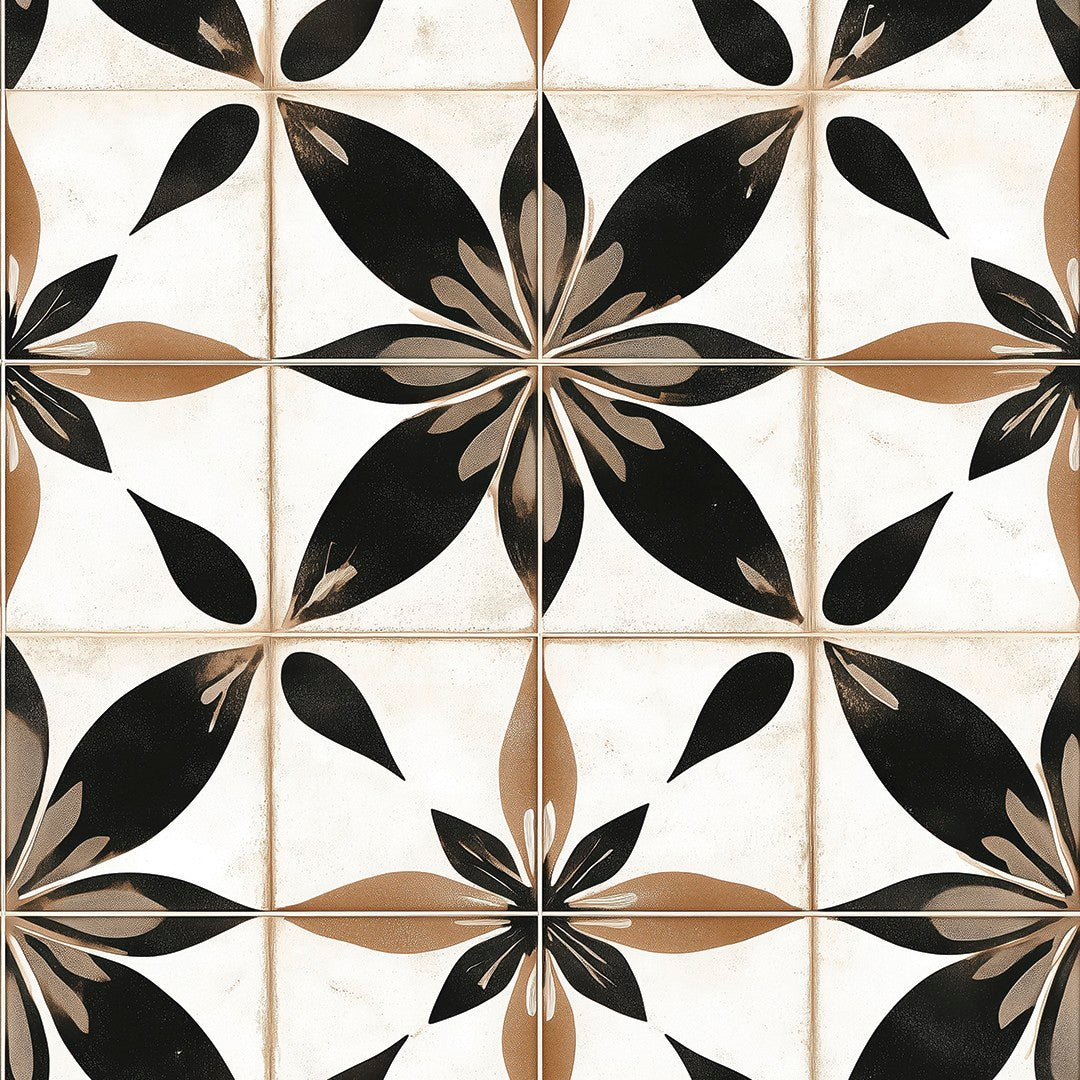 Minimal Floral Tile