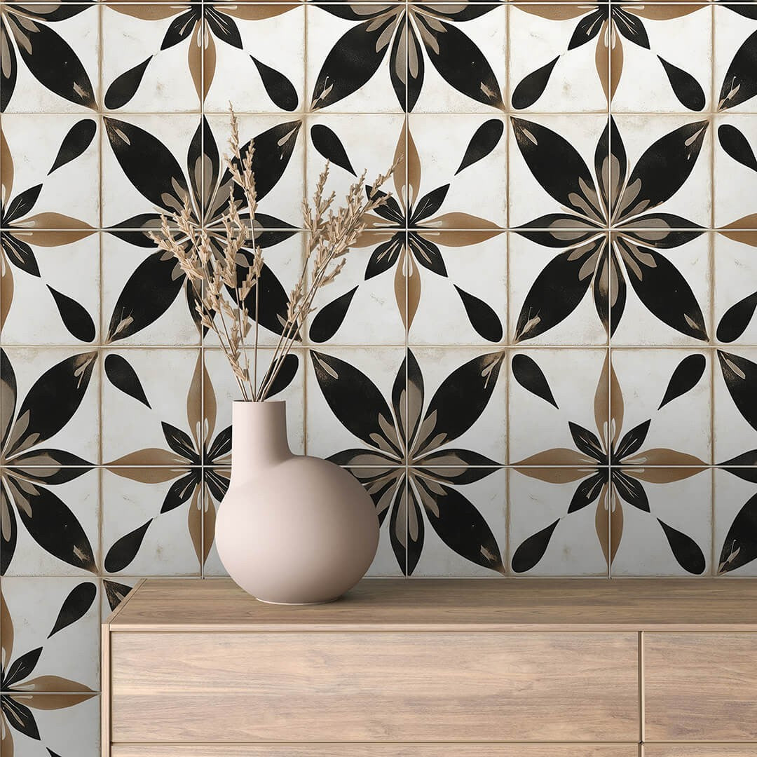Minimal Floral Tile