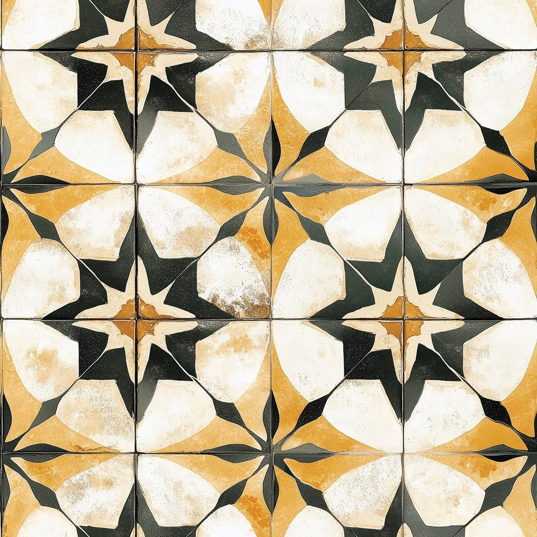 Gold Star Mosaic Tile