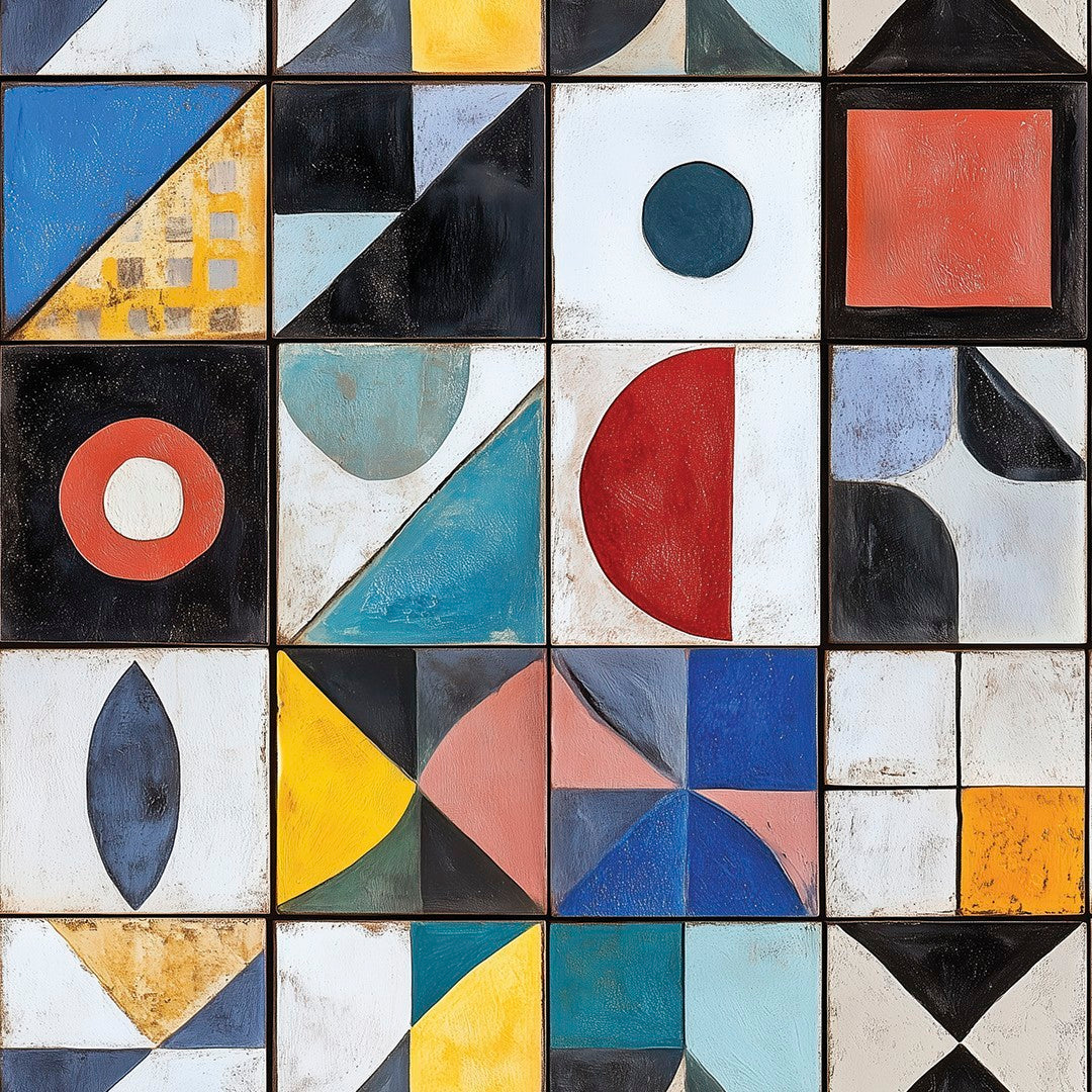Retro Shape Mosaic Tile