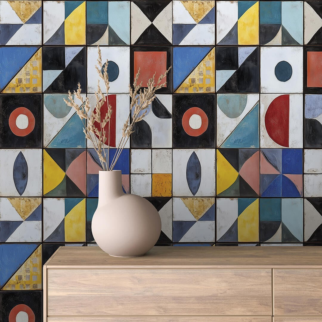 Retro Shape Mosaic Tile