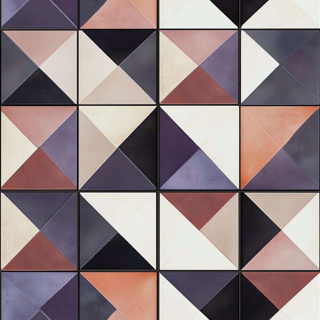 Vintage Triangle Mosaic Tile