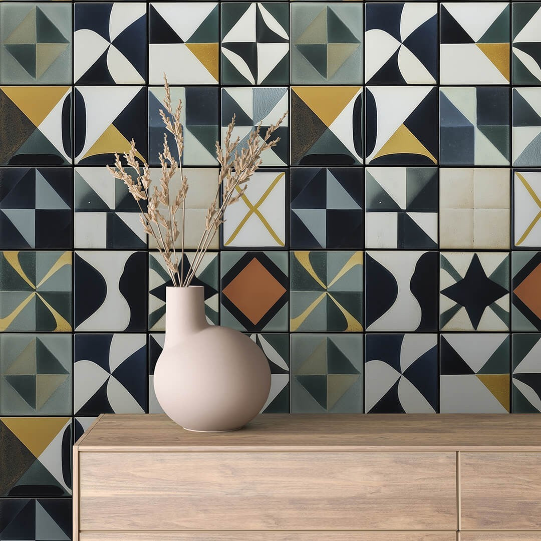 Retro Diamond Pattern Tile