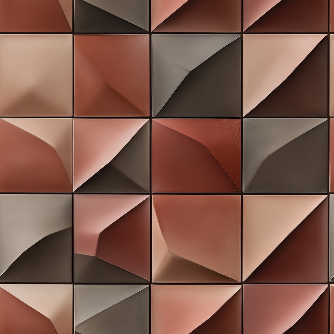 Terracotta Geometric Tile