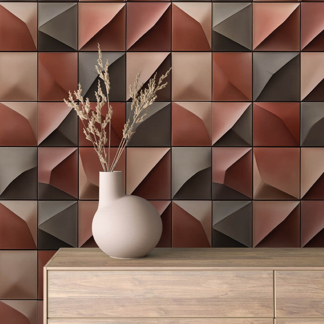 Terracotta Geometric Tile