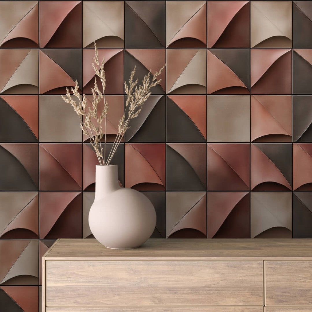 Clay Abstract Tile