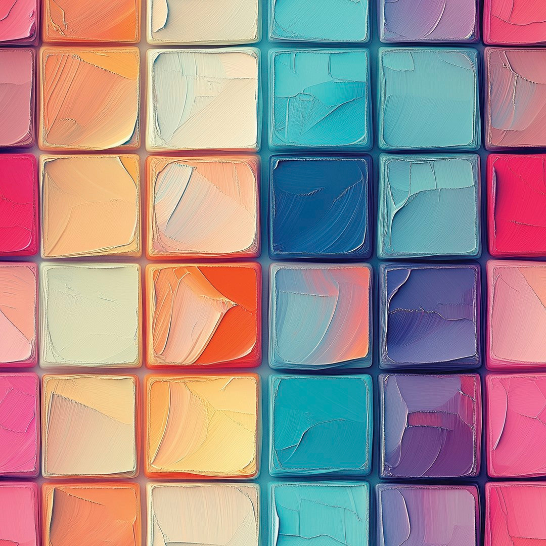 Multicolor Square Tile