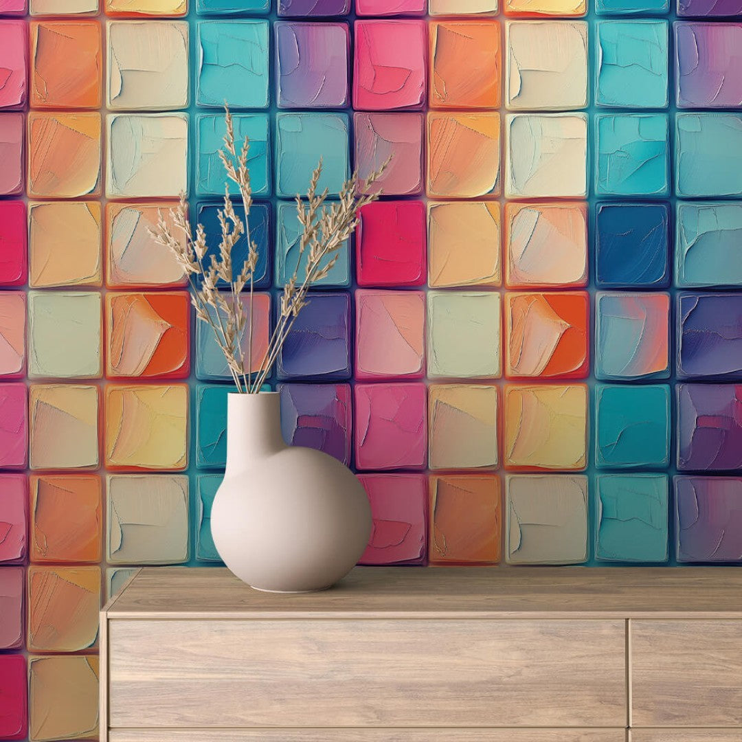 Multicolor Square Tile
