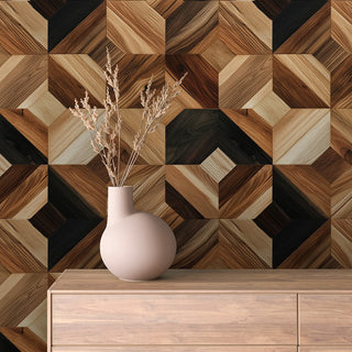 Geometric Oak Wood
