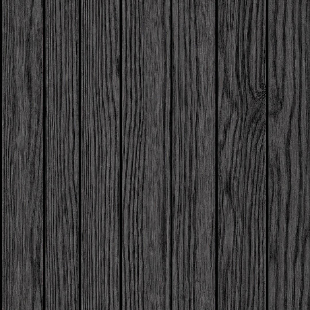 Charcoal Slat Wood